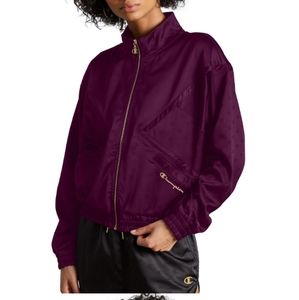 NWT Champion Satin Retro Sport Jacket Gold…